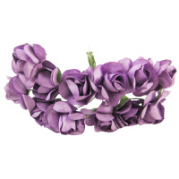 Декоративні троянди для творчості KV-731 пучок 12 штук  (KV-731)