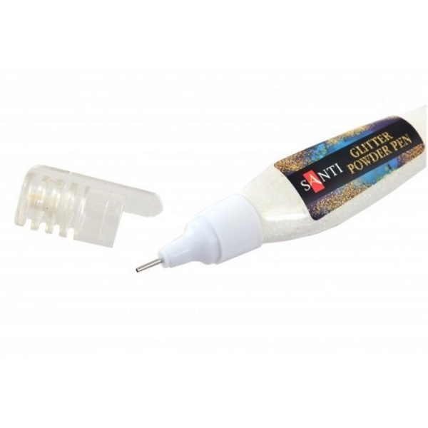 Ручка з розсипним глітером 5893817 білий 10 грам (5893817)