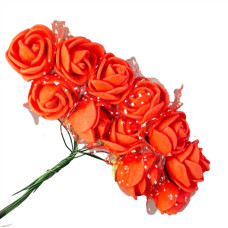 Декоративні троянди для творчості KV-724 пучок 12 штук (KV-724)