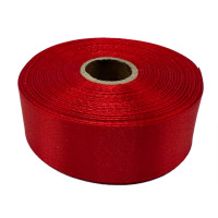 Атласна стрічка для рукоділля АБ-337, 2,5 см x 23 м, рубіновий (АБ-337)