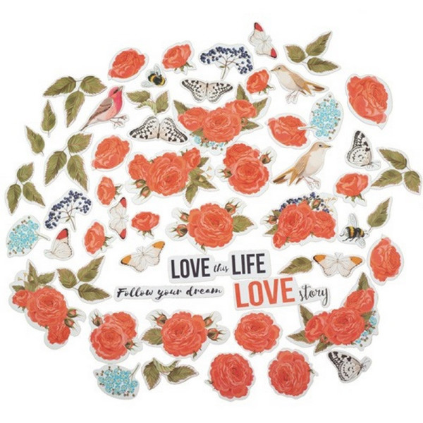 Набір для створення вітальних листівок "Трояндові мрії" FDGCK-042, 6 шт (FDGCK-042)
