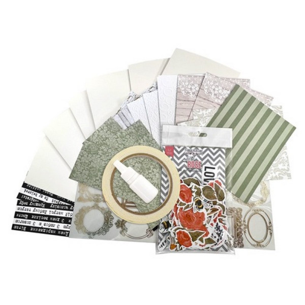 Набір для створення вітальних листівок "Трояндові мрії" FDGCK-042, 6 шт (FDGCK-042)