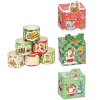 Набір декоративного скотчу "Merry Christmas" XM-JD2278, 3 см x 2 м  (XM-JD2278)