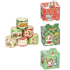 Набір декоративного скотчу "Merry Christmas" XM-JD2278, 3 см x 2 м  (XM-JD2278)