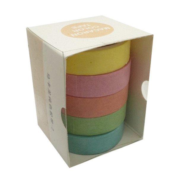 Набір декоративний скотч №78-3 в наборі 5 шт 1 см х 2 м (№78-3)