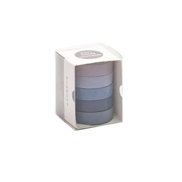 Набір декоративний скотч №78-4 в наборі 5 шт 1 см х 2 м (№78-4)