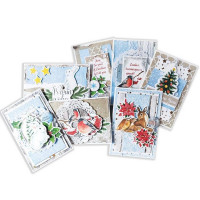 Набір для створення вітальних листівок "Новорічні побажання" FDGCK-001 в асортименті (FDGCK-001)