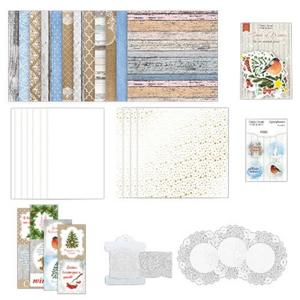 Набір для створення вітальних листівок "Новорічні побажання" FDGCK-001 в асортименті (FDGCK-001)