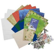 Набір для створення 3-х Різдвяних листівок "Awaiting Christmas" FDGCK-036 (FDGCK-036)