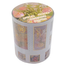 Декоративная лента с наклейками "Стиль Романтик" XM-JD2858-4, 6 см 2 м (XM-JD2858-4)