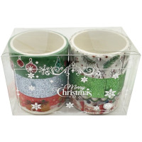 Набор декоративный скотч Merry Christmas XM-JD2273-4, 1,5 см x 2 м (XM-JD2273-4)
