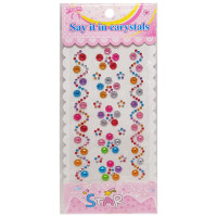 Наклейка камни "Звездочки" XY-005 для авто, ноутбуков, телефонов Вид 7(XY-005-7)