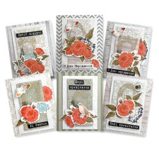 Набір для створення вітальних листівок "Трояндові мрії" FDGCK-042, 6 шт (FDGCK-042)