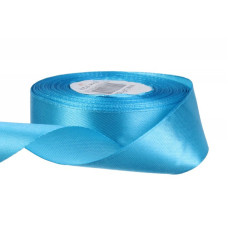 Атласна стрічка для рукоділля АБ-514, 5 см x 23 м, Блакитний (АБ-514)