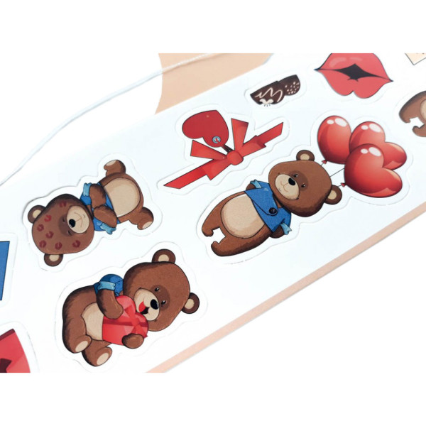 Вітальна листівка "Ведмедик" 125988 своїми руками (125988)