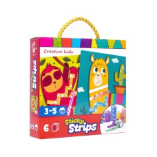 Набор для творчества Sticky strips "Лама" Vladi Toys VT4433-04 Укр