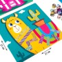 Набор для творчества Sticky strips "Лама" Vladi Toys VT4433-04 Укр