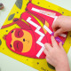 Набор для творчества Sticky strips "Лама" Vladi Toys VT4433-04 Укр