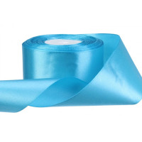 Атласна стрічка для рукоділля АБ-114, 0.6 см x 23 м, Блакитний (АБ-114)