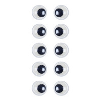 Пластикові очі для іграшок PE-016, 16 мм, 10 штук в упаковці (PE-016)