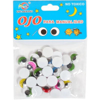 Творческий набор для аппликаций "Глаза" 106553 цветные, размер 1,2 см(106553)