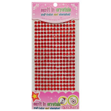 Напівнамистини наклейки Планшетка-№40, 6 мм, на планшетці 260 шт (Планшетка-№40)