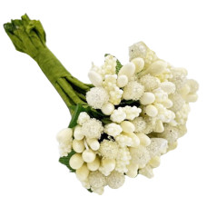 Декоративные тычинки для творчества KV-715 пучок 12 штук(KV-715)