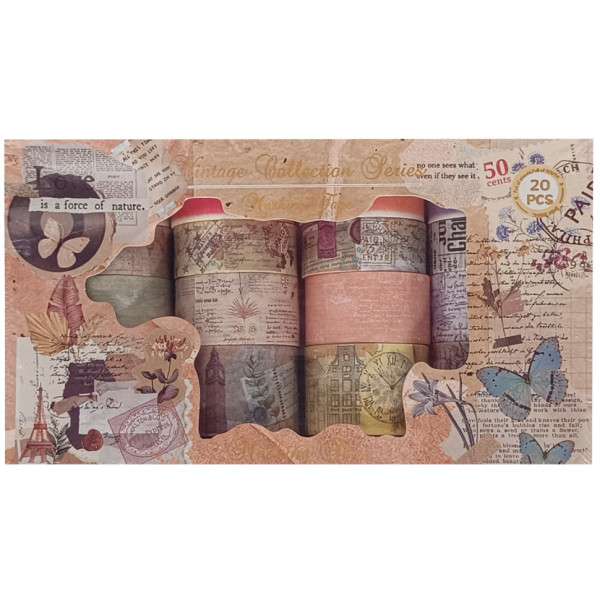 Набір декоративний Скотч XM-JD2622C 20 шт  (XM-JD2622C)