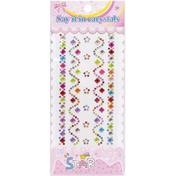 Наклейка камені "Зіроньки" XY-005 для авто, ноутбуків, телефонів (XY-005-1)