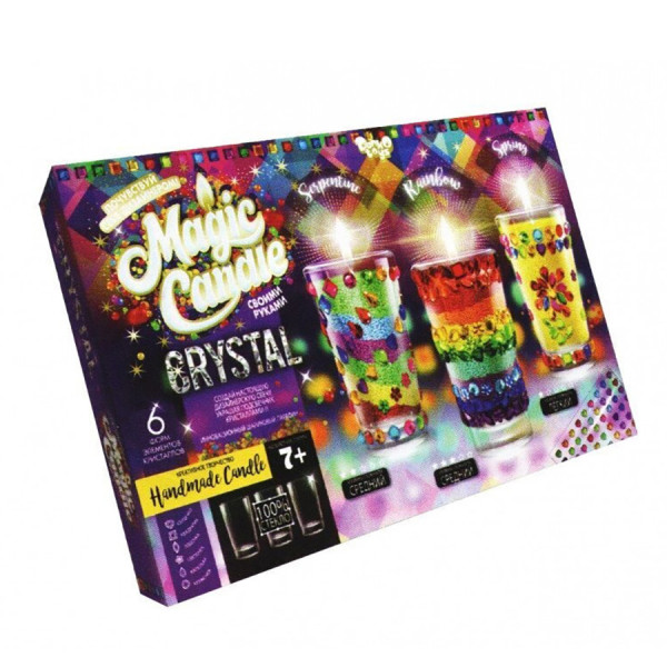 Комплект креативної творчості MAGIC CANDLE CRYSTAL 7320DT, 3 свічки в комплекті (MgC-02-01)