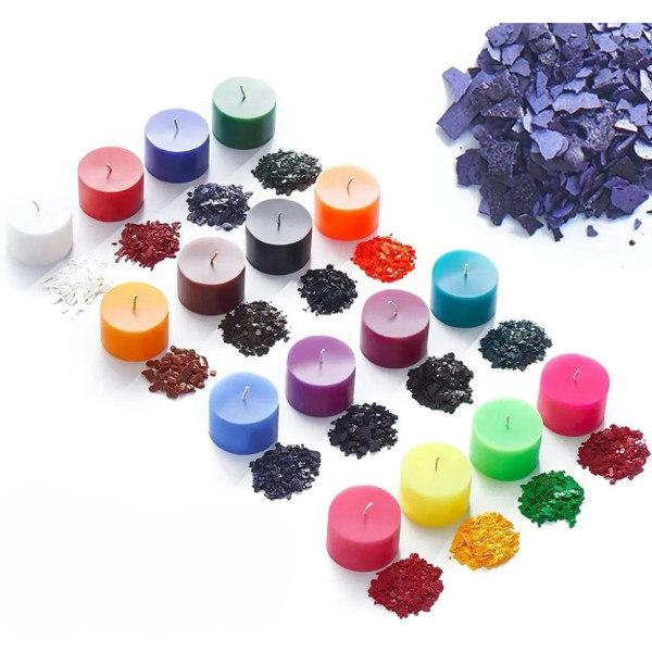 Барвник для виготовлення свічок SB-002, 16 кольорів по 2,8 грам (SB-002)