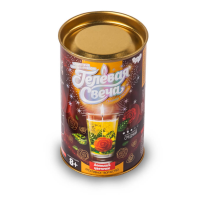 Гелева свічка своїми руками GS-01 в тубусі  Багряна квіточка (GS-01-06)