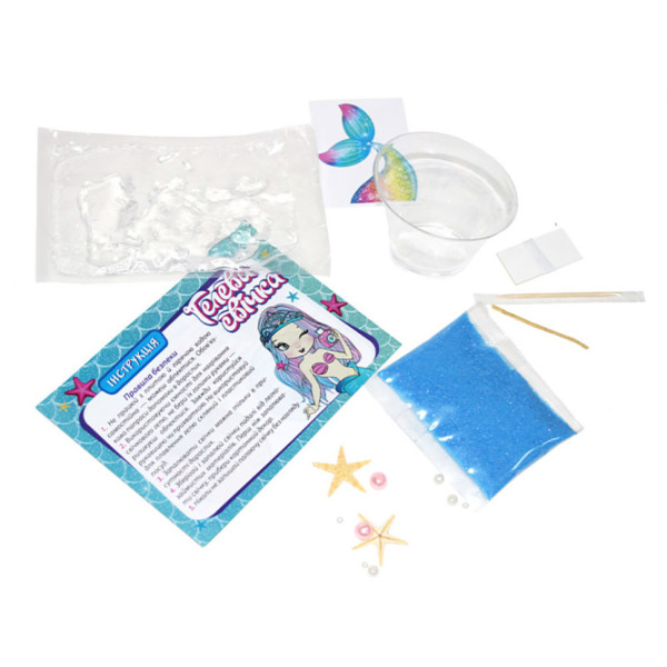 Гелевая свечка в стаканчике "Сокровища моря" 10100524 своими руками(10100524)