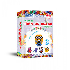 Детский набор для творчества. Магниты с термомозаики "Мультики" TM-004, 5 фигур                             (TM-004)