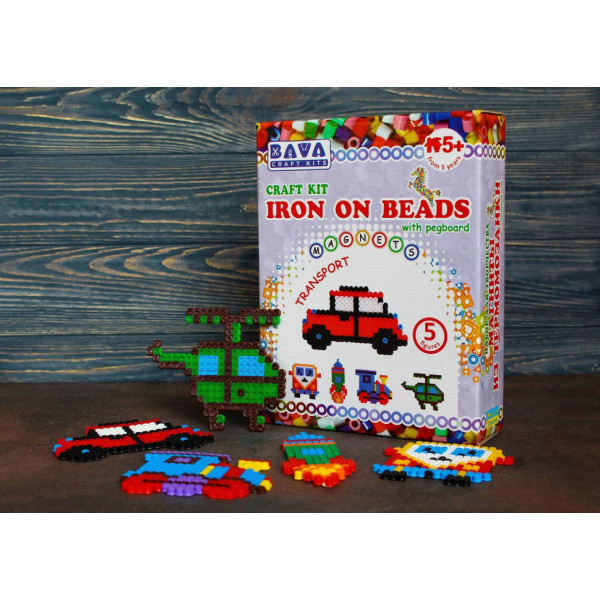 Магніти з термомозаїки "Транспорт" (TM-009) набір для творчості (TM-009)