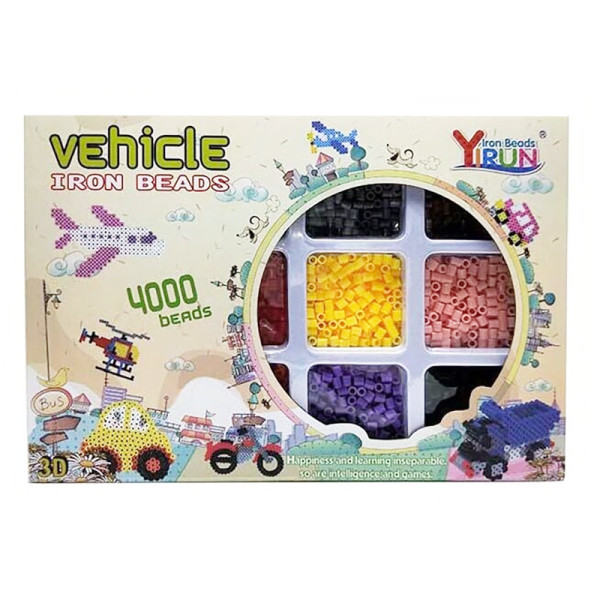 Дитяча термомозаїка BT-0099D 4000 намистин, 3 основи, трафарети (BT-0099D)