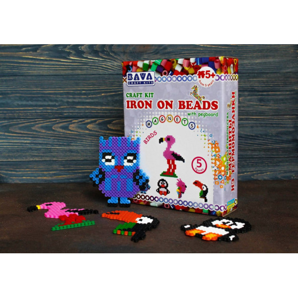 Магниты с термомозаики "Птицы" (TM-005) набор для творчества (TM-005)