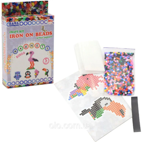 Набір для творчості "Магніти з термомозаїки без планшета "Птахи" TM-015 (TM-015)