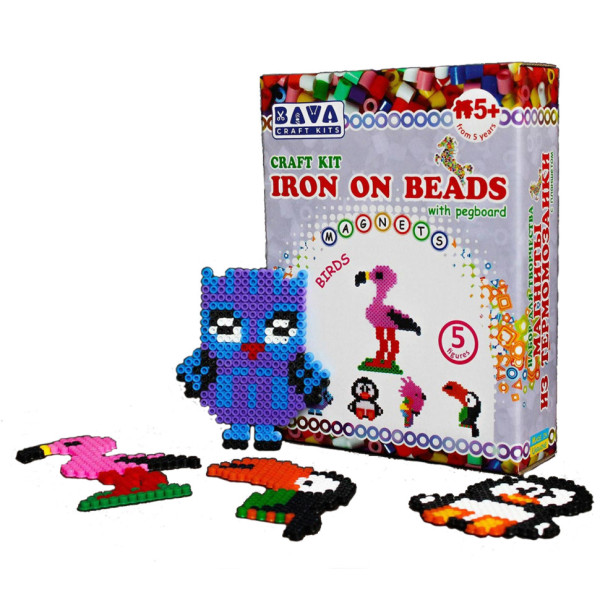 Набір для творчості "Магніти з термомозаїки без планшета "Птахи" TM-015 (TM-015)