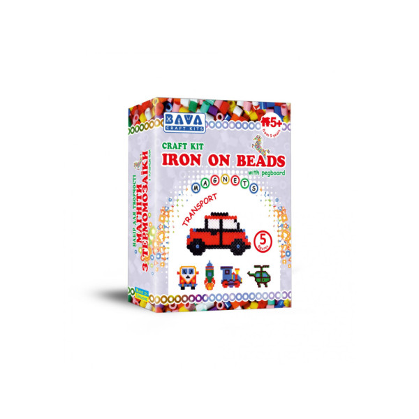 Набор д/творчества "Магниты из термомозаики без планшета "Транспорт" TM-019(TM-019)