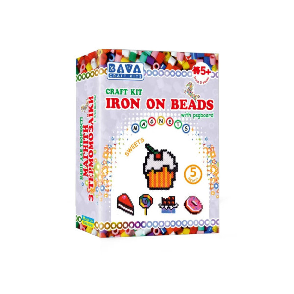 Набір для творчості Магніти з термомозаїки "Солодощі" УМНЯШКА TM-017 (TM-017)