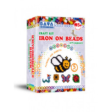 Дитячий набір для творчості. Магніти з термомозаїки "Квіти-комахи" TM-002, 5 фігур (TM-002)