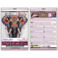Набор-миди для вышивания бисером "Тайны востока" AMB-116 на натуральном холсте(AMB-116)