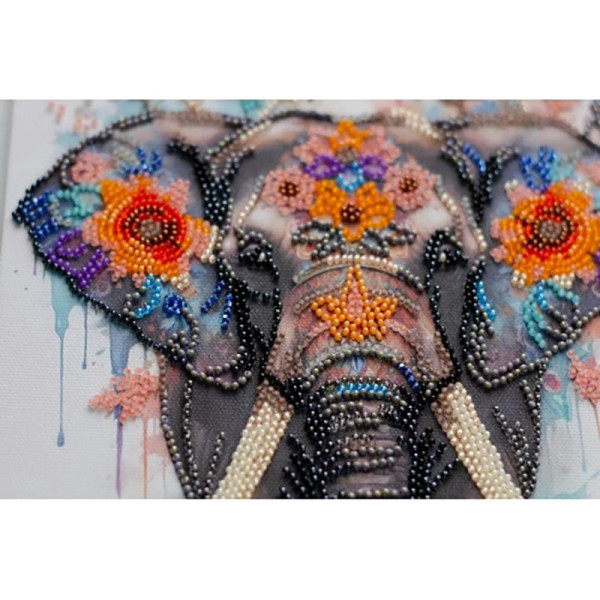 Набор-миди для вышивания бисером "Тайны востока" AMB-116 на натуральном холсте(AMB-116)