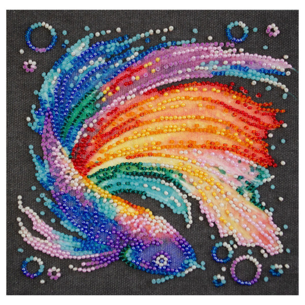 Набор для вышивки бисером "Разноцветный" AM-245 15х15 см(AM-245)