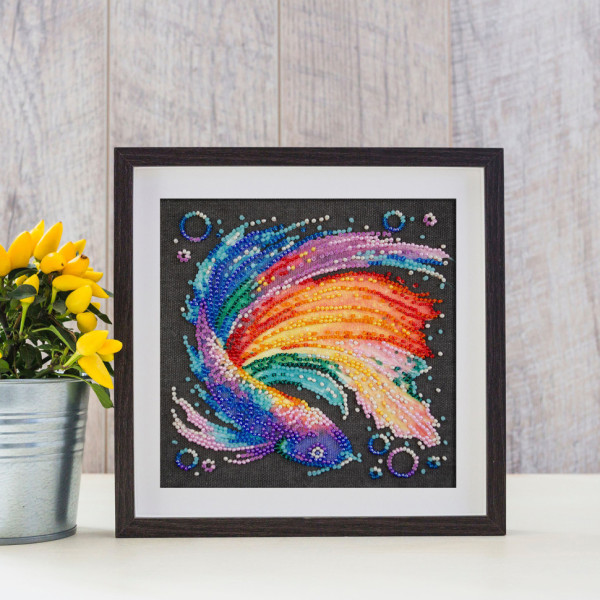 Набор для вышивки бисером "Разноцветный" AM-245 15х15 см(AM-245)