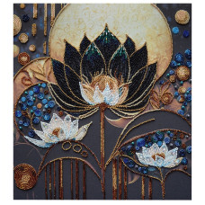 Набор для вышивания бисером «Мечтай расцветать» AB-917 на натуральном холсте(AB-917)