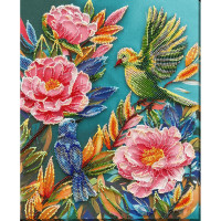 Набір для вишивання бісером "Весняний переполох" AB-924 на натуральному холсті  (AB-924)