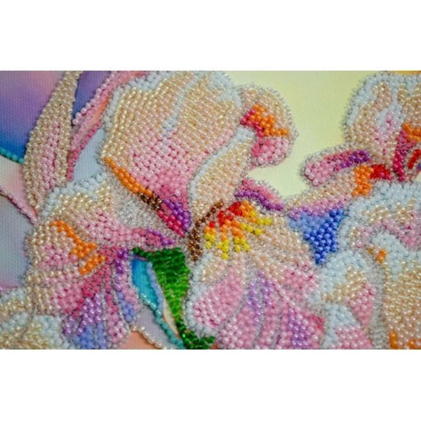 Набір для вишивання бісером "Квіткове натхнення" AB-928 на натуральному холсті  (AB-928)