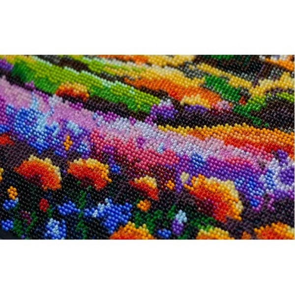 Набір для вишивання бісером "Вечоріє над лугом" AB-938 на натуральному холсті  (AB-938)